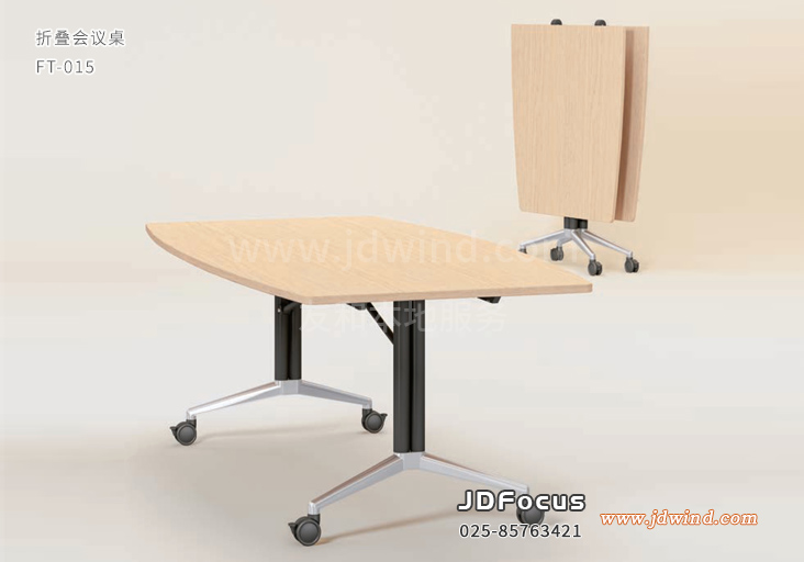 南京折叠桌FT-015木纹折叠桌