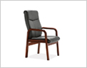 南京会议椅YTC-0556牛皮/西皮，南京办公椅高背小图1