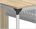 南京钢木主管桌3590款钢架细节小图2